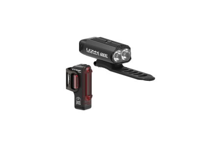 Комплект світла LEZYNE MICRO DRIVE 600XL / STRIP PAIR Чорний / Чорний 600/150 Люмен Y13