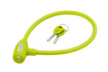 Замок трос під ключ KLS Jolly 12x650мм lime Замок трос під ключ KLS Jolly 12x650мм lime