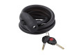 Замок трос під ключ KLS Coil 10х1500мм black Замок трос під ключ KLS Coil 10х1500мм black