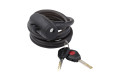 Замок трос під ключ KLS Coil 10х1800мм black Замок трос під ключ KLS Coil 10х1800мм black