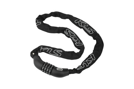 Замок ланцюг кодовий KLS Chainlock 4 black 4x1000 мм