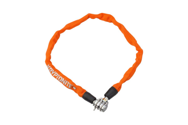 Велозамок ланцюг KRYPTONITE KEEPER 465 4x65 помаранчевий кодовий замок