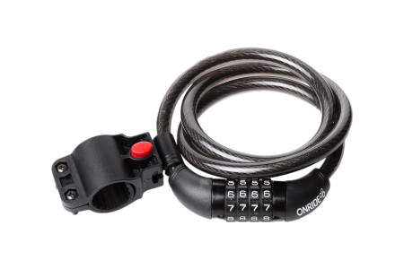 Замок ONRIDE Enigma 30 спіральний кодовий з кріпленням , DR6029