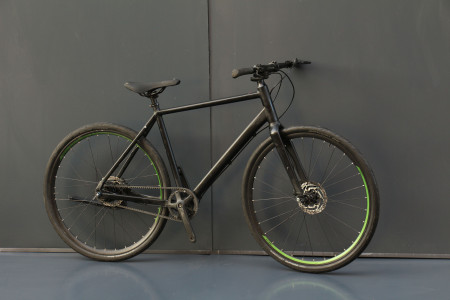 Міський велосипед Cube Hyde Race 2020 Alfine 8 black n green