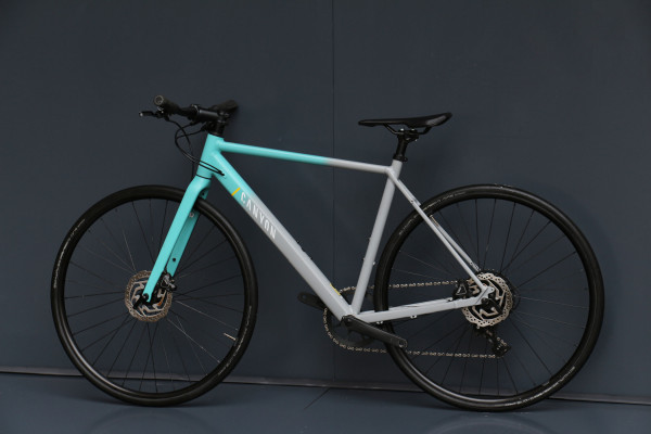 Велосипед для міста Canyon Roadlite AL 2021 M gray n blue Велосипед для міста Canyon Roadlite AL 2021 M gray n blue