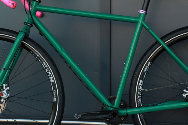 Гравійний велосипед Veloheld green pink Гравійний велосипед Veloheld green pink