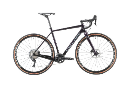 CYCLONE 700c-CGX-carbon 52cm ЧЕРН/ФИОЛ