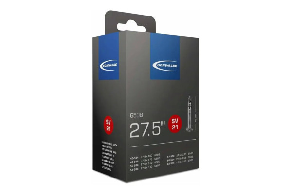 Камeра велосипеда 27.5 "- Schwalbe SV21 Камeра велосипеда 27.5 "- Schwalbe SV21
