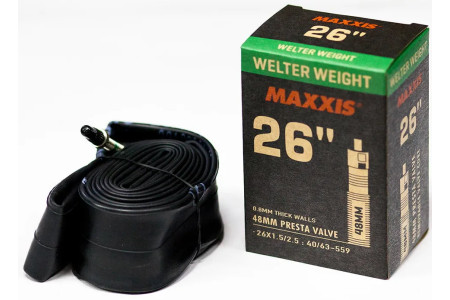 Камера Maxxis WELTER WEIGHT 26X1.50/2.50 Ніпель - Presta 48mm