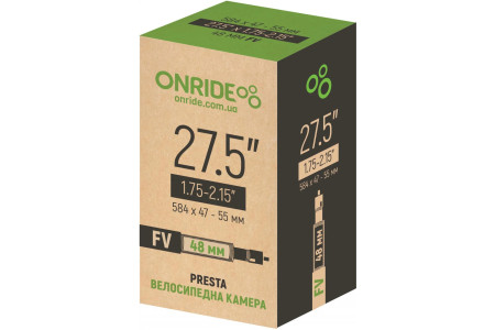Камера ONRIDE 27.5"x1.75-2.15" FV 48