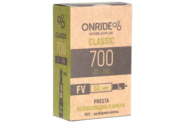 Камера Onride Classic 700x23-28c FV 60 мм RVC Камера Onride Classic 700x23-28c FV 60 мм RVC