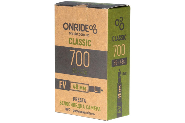 Камера ONRIDE Classic 700x35-43c FV 48 RVC - розбірний ніпель