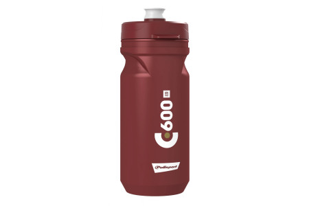 Фляга C600 600мл бордовий/білий