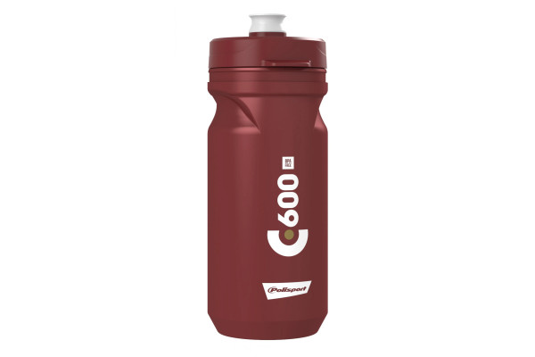 Фляга C600 600мл бордовий/білий Фляга C600 600мл бордовий/білий
