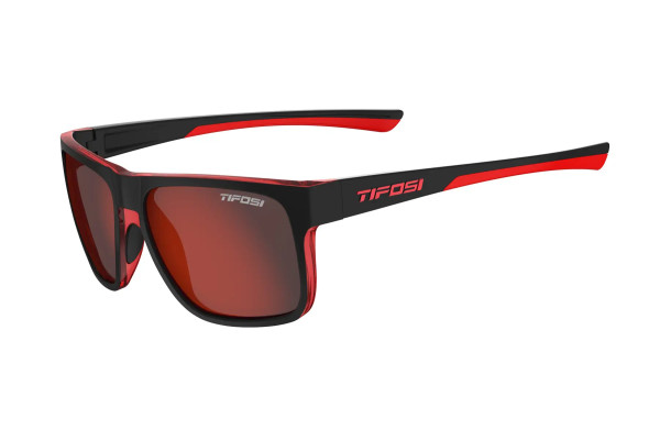 Окуляри Tifosi Swick, колір оправи Satin Black/Crimson , одна лінза Smoke Red Mirror Окуляри Tifosi Swick, колір оправи Satin Black/Crimson , одна лінза Smoke Red Mirror