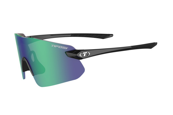 Окуляри Tifosi Vogel SL, колір оправи Gloss Black, одна лінза Smoke Green Mirror Окуляри Tifosi Vogel SL, колір оправи Gloss Black, одна лінза Smoke Green Mirror