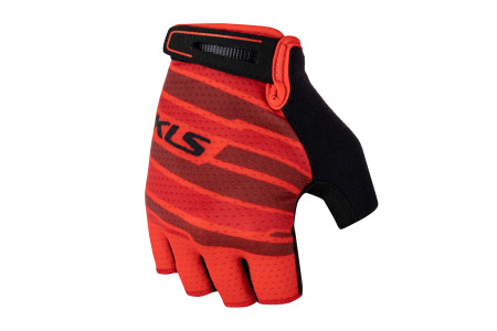 Рукавички з короткими пальцями KLS FACTOR 022 red L