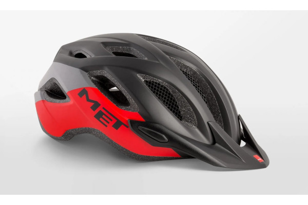 Шолом MET CROSSOVER CE BLACK RED | MATT M (52-59) Шолом MET CROSSOVER CE BLACK RED | MATT M (52-59)