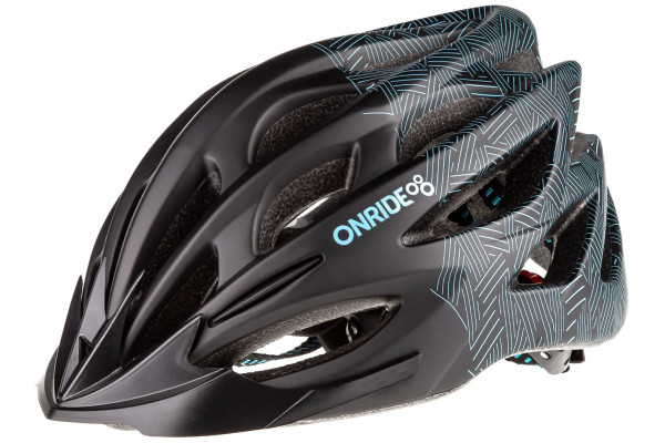 Шолом ONRIDE Mount чорний/синій M (55-58 см) Шолом ONRIDE Mount чорний/синій M (55-58 см)
