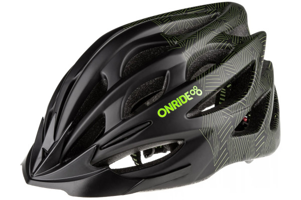 Шолом ONRIDE Mount чорний/зелений L (58-61 см) Шолом ONRIDE Mount чорний/зелений L (58-61 см)