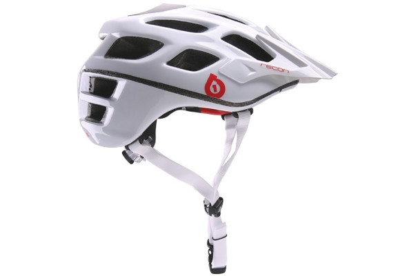 Шолом SixSixOne XC/TRAIL RECON SCOUT HELMET WHITE/RED S/M (CPSC/CE) Шолом SixSixOne XC/TRAIL RECON SCOUT HELMET WHITE/RED S/M (CPSC/CE)