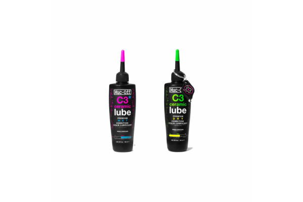 Мастило для ланцюга комплект MUC-OFF C3 CERAMIC DRY+WET 120 мл Мастило для ланцюга комплект MUC-OFF C3 CERAMIC DRY+WET 120 мл
