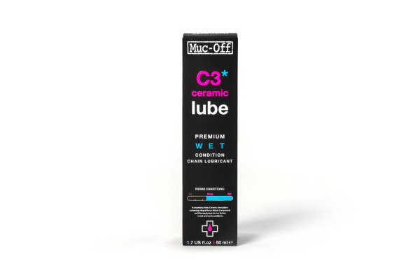 Мастило для ланцюга MUC-OFF C3 WET CERAMIC 50ml Мастило для ланцюга MUC-OFF C3 WET CERAMIC 50ml