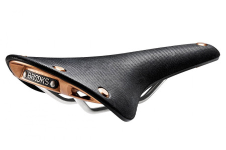 Сідло велосипедне BROOKS CAMBIUM C17 Special ORGANIC Black with Copper Riv