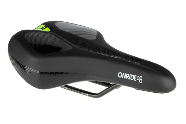 Сідло ONRIDE Merlin, Comfort Plus сталеві рамки чорний 265х162мм Сідло ONRIDE Merlin, Comfort Plus сталеві рамки чорний 265х162мм