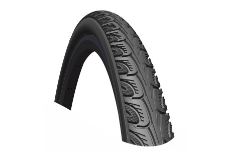 Покришка велосипедна RUBENA 37-622 (700x35C),V69 HOOK, антипрокольна, світловидбиваюча полоска